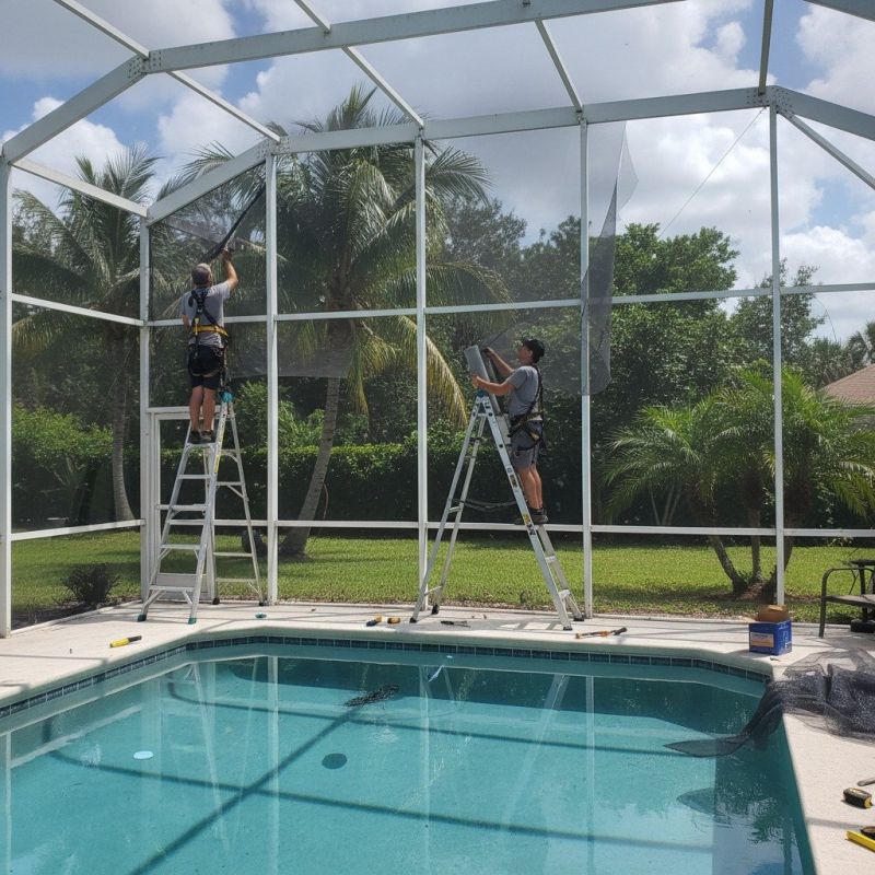Lanai Enclosure Installation